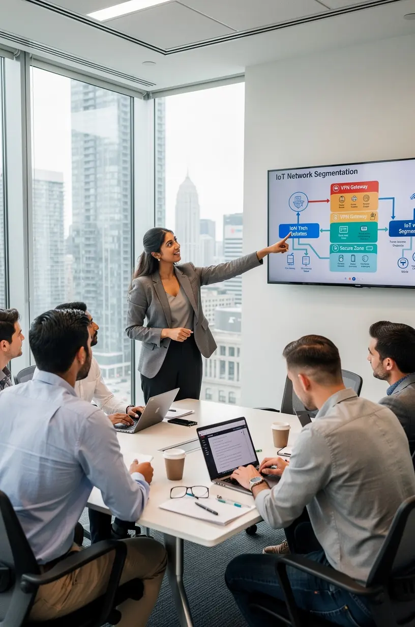 Interview with cybersecurity experts on compliance strategies.
